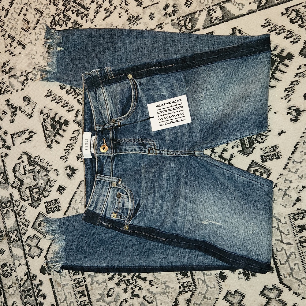 NWT- Pistola Audrey Mid Rise Skinny   jeans size 25